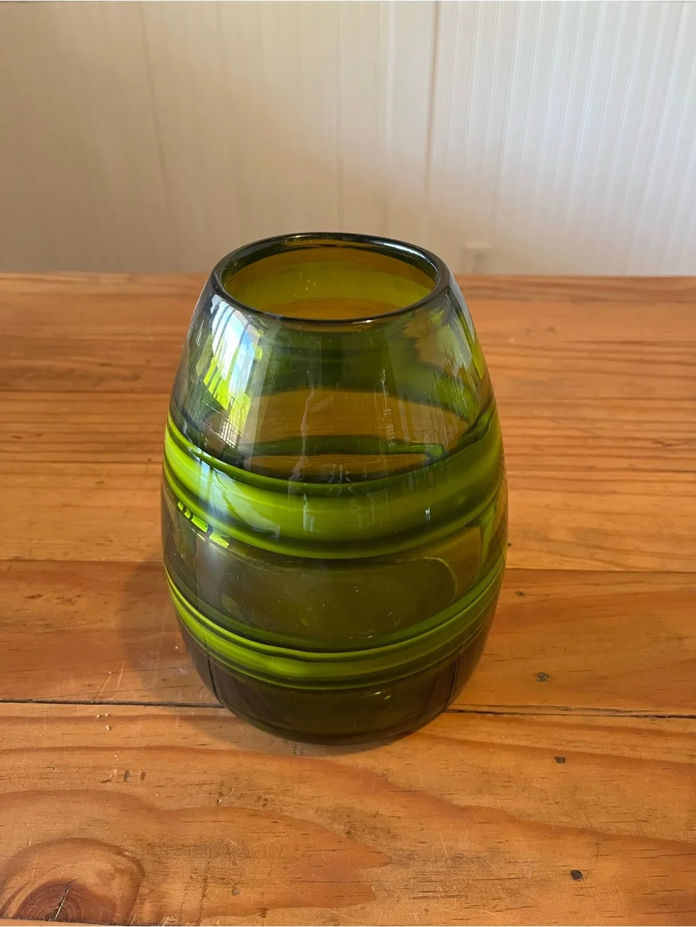 Vintage Mid Century Luciano Gaspari for Salviatil Art Glass Vase